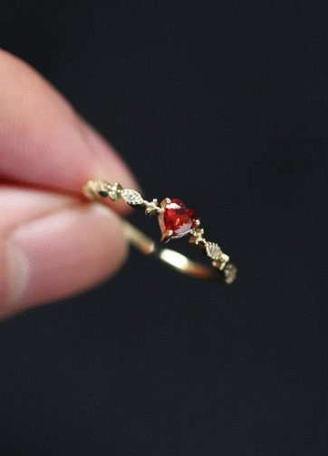 RGPS-52 Romi 18k Gold Plated Sterling Silver Cincin Wanita